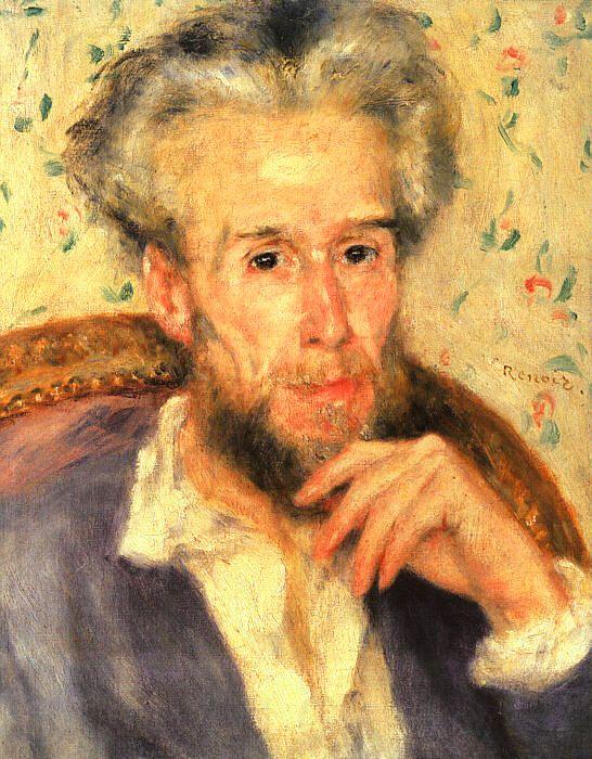 Pierre Renoir Portrait of Victor Chocquet Spain oil painting art